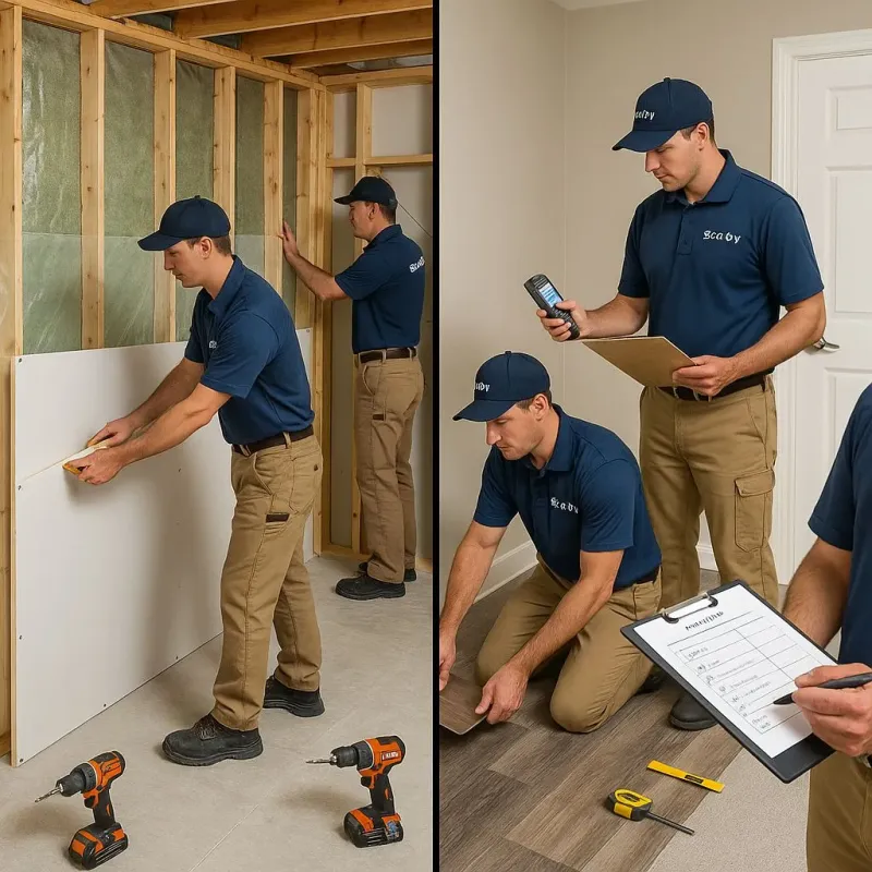 Repairs and Reconstruction process in Clinton, ME